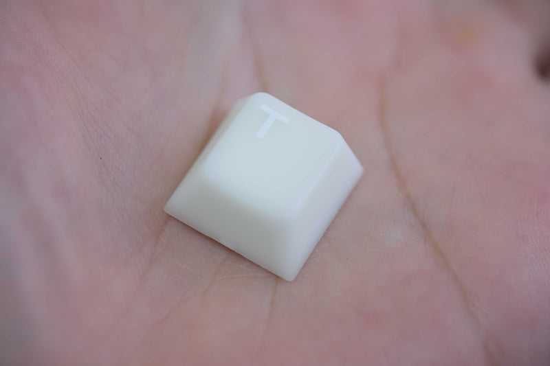 PBT Two-color White Marble Keycap