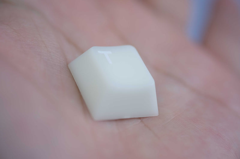PBT Two-color White Marble Keycap