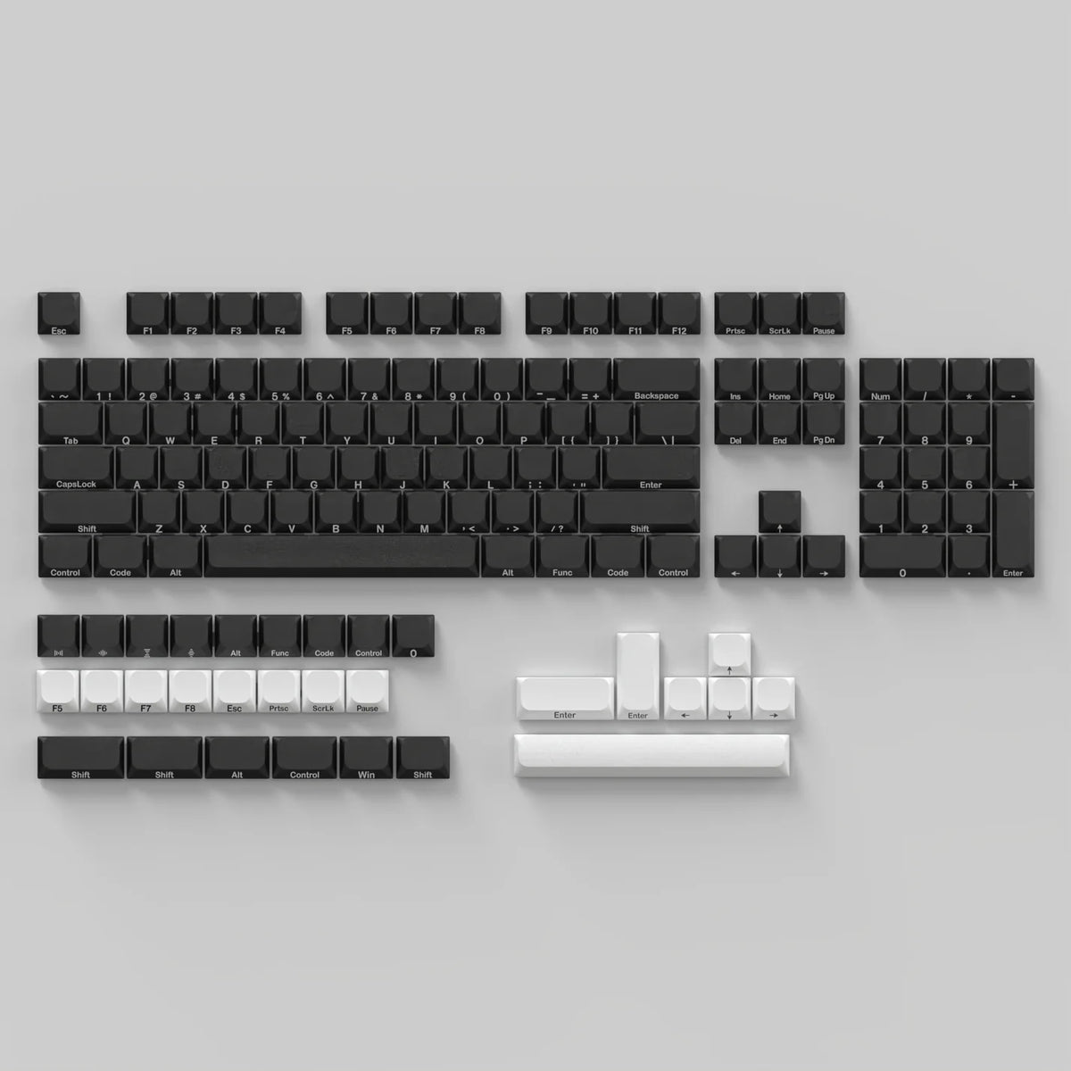 Chosfox MX Side Print Low Profile Keycaps Set