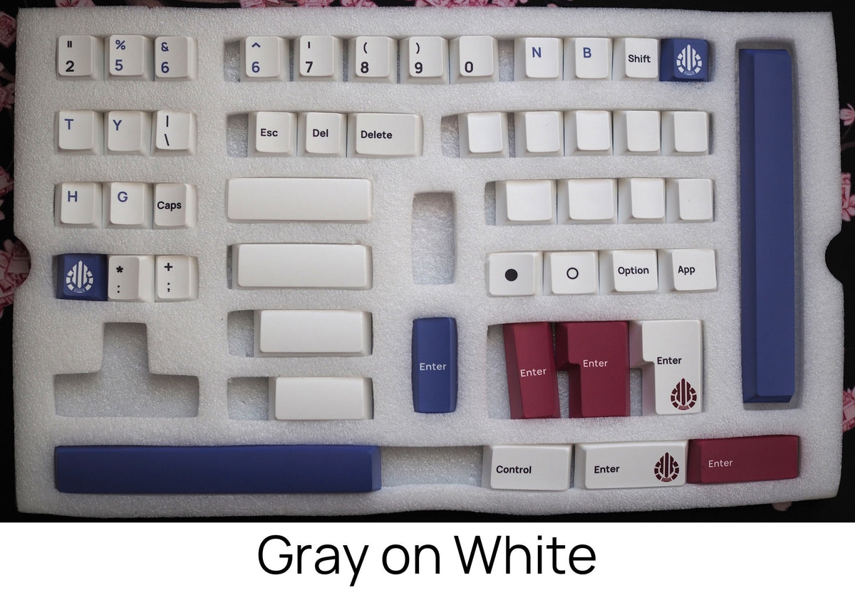 Acid Caps "Standard" Gray on White