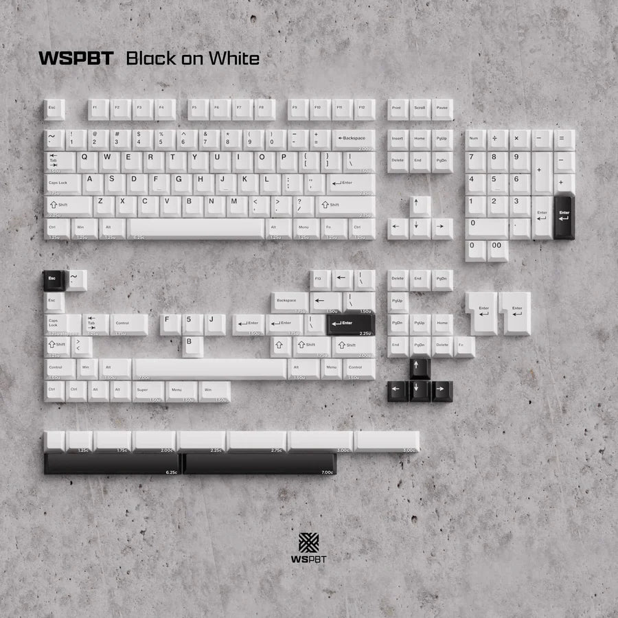 キーボード WS PBT BOW Keycaps WS BoW Keycaps – CannonKeys