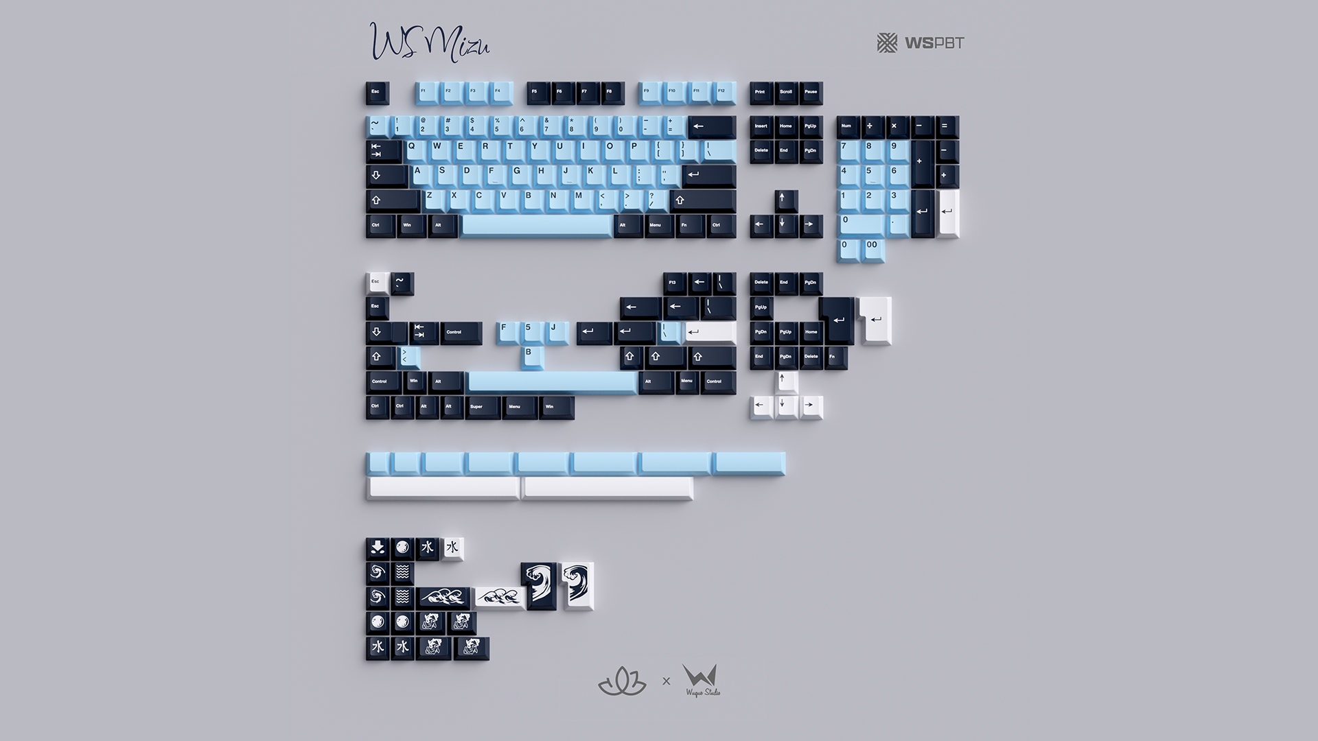 GMK ONI キーキャップデスクマットセット GMK ONI キーキャップデスクマットセット