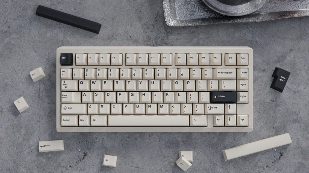 WS PBT Creamy Charcoal WS PBT Creamy Charcoal