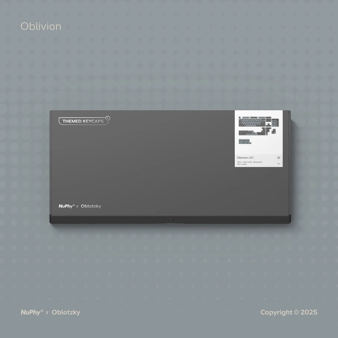 NuPhy x Oblotzky Oblivion Berry Profile Dye-sub PBT Keycaps