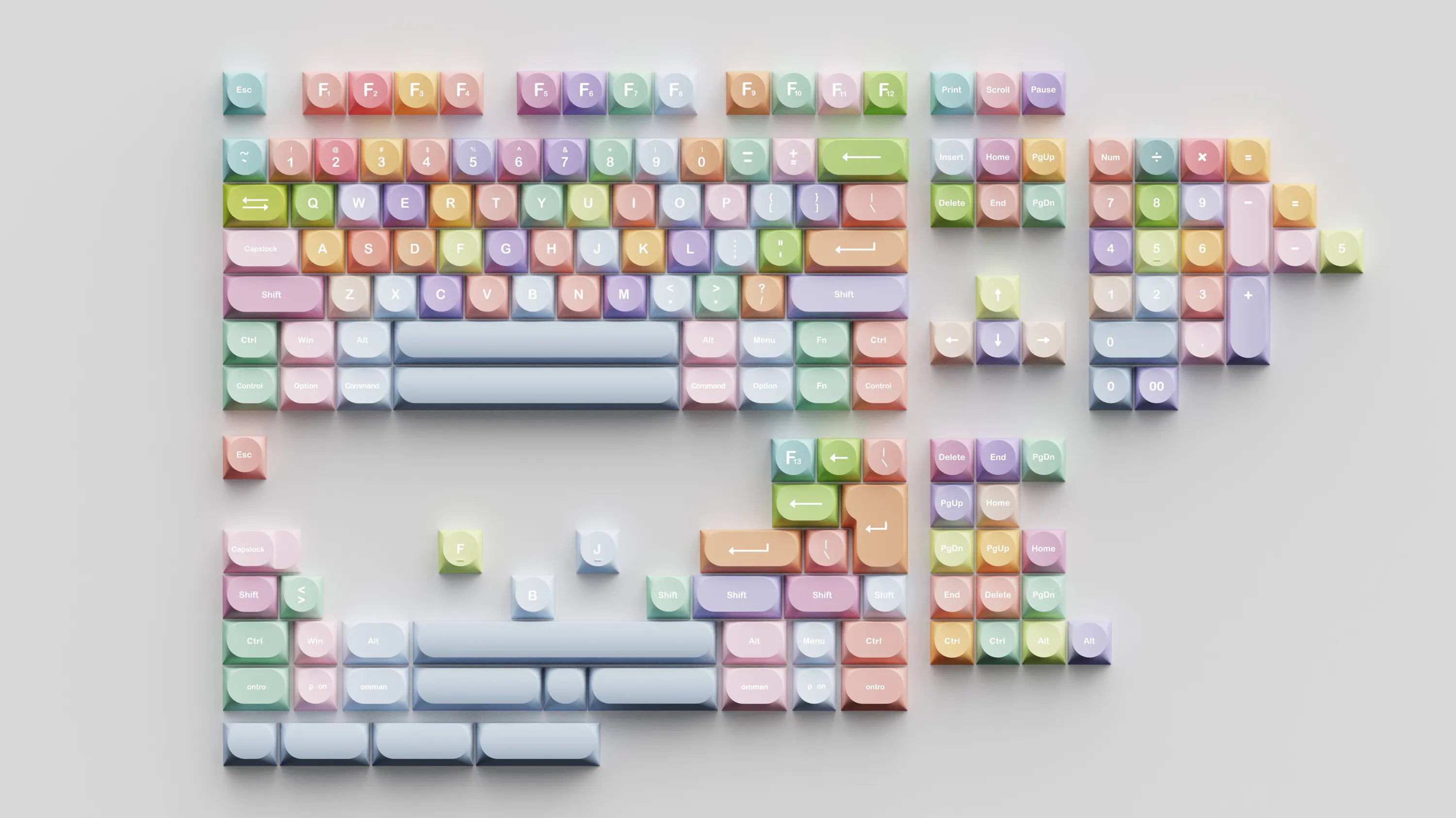 キーボード GSK Unicorn SMKX2025 Artisan Keycap Unicorn Keycaps