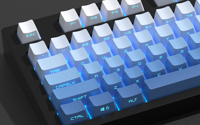 NEW OEM Gradient Engraved Keycap (BLUE)