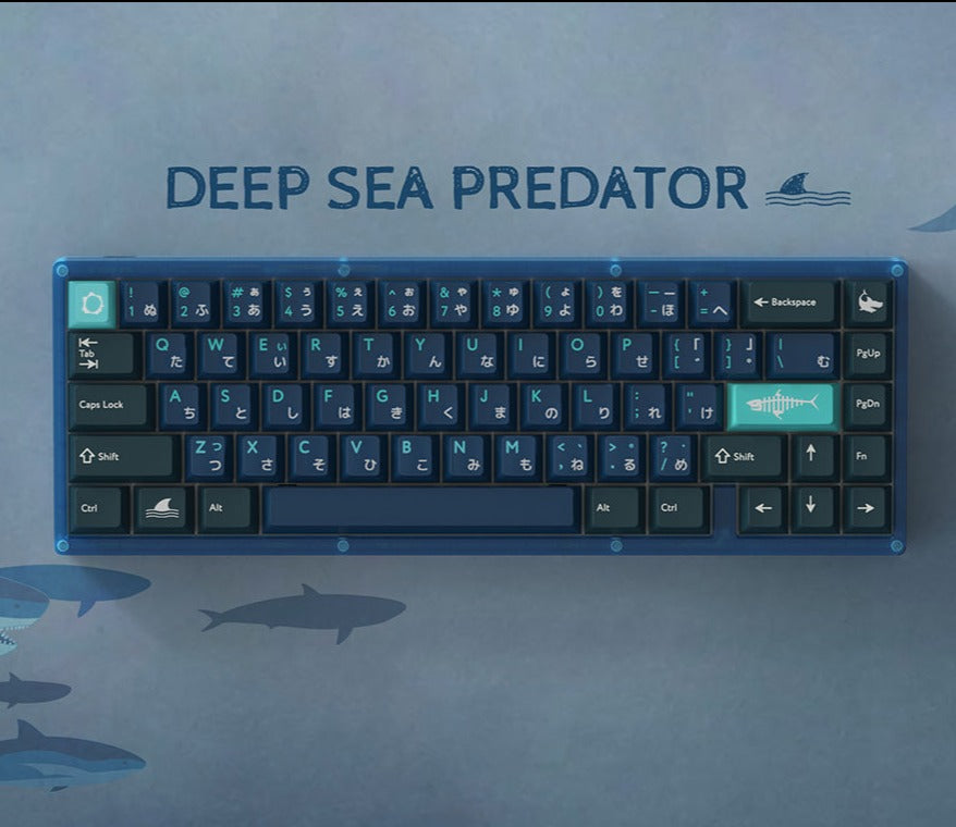 キーボード PBTfans Deep Sea Predator predator kit GB] PBTfans™ Doubleshot/Tripleshot Deep Sea Predator
