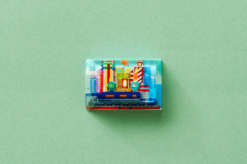 [GB] 8-Bit Series III: Neon Era Artisan Keycaps