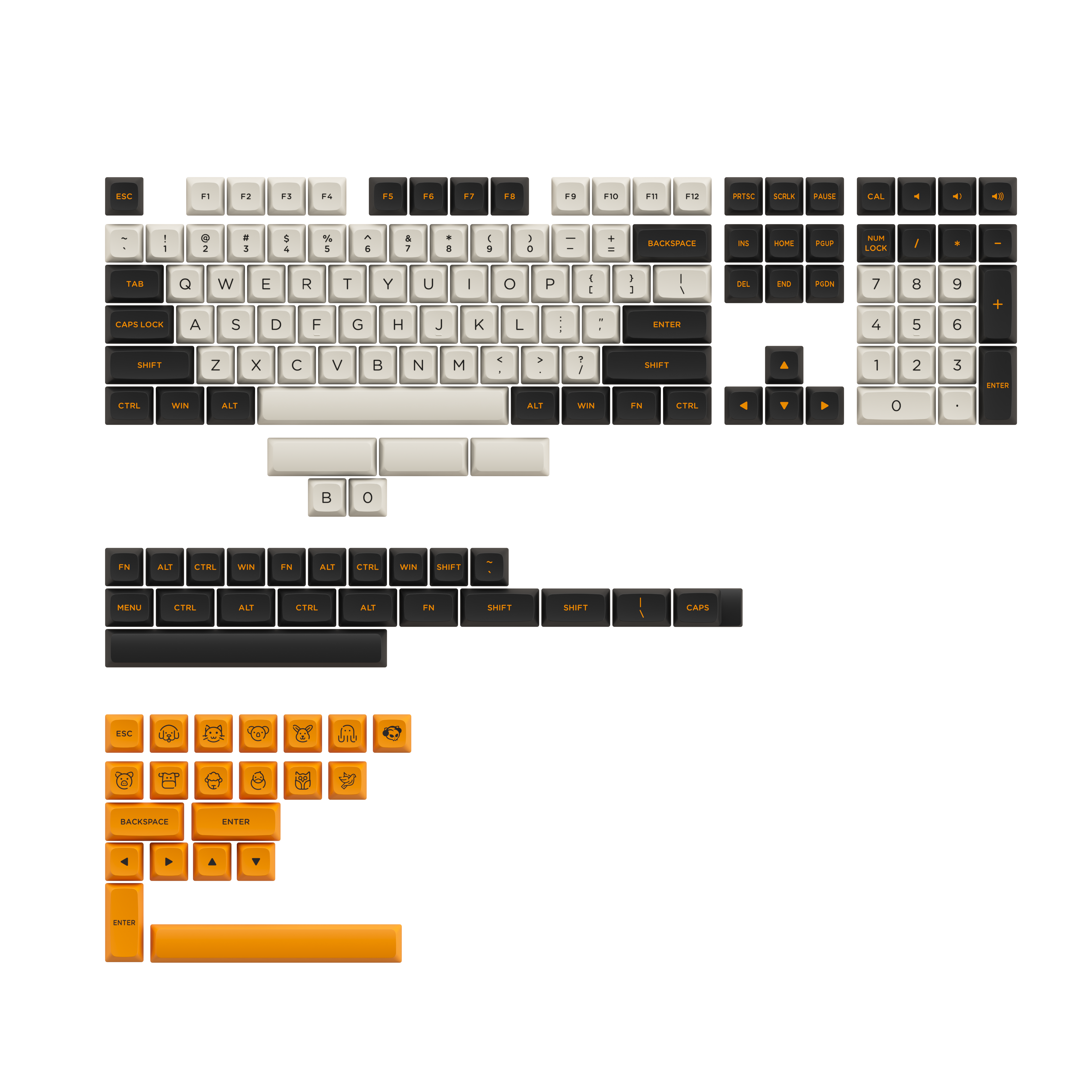 Akko Carbon Retro (ASA-Low)