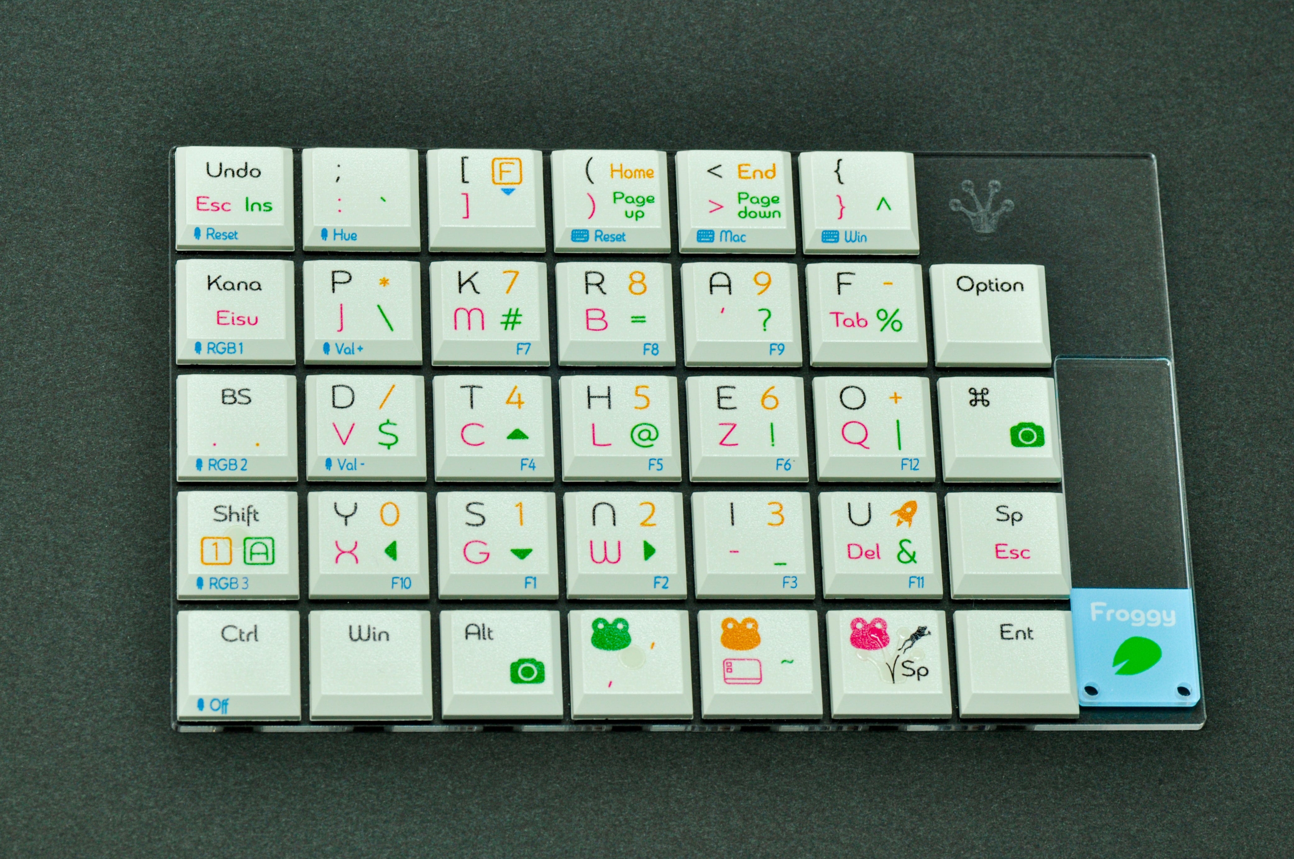 GMK DOTS 自作キーボード デスクマット キーキャップ+mu-8.com