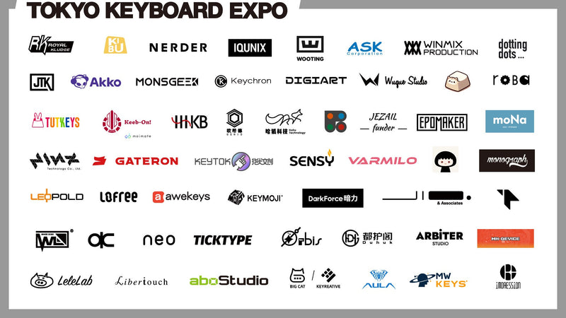 TOKYO KEYBOARD EXPO の出展ブランドをたくさん紹介します