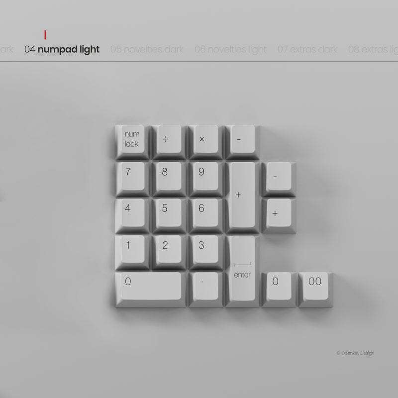 [Pre-order] PBTfans x Openkey Design Less, but better Dark