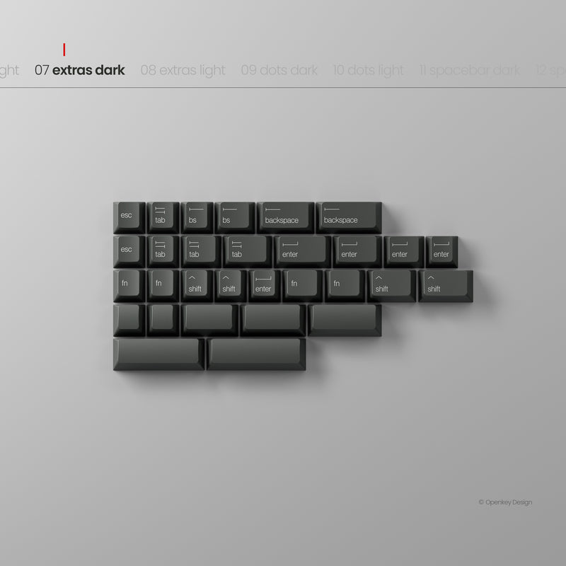 [Pre-order] PBTfans x Openkey Design Less, but better Dark