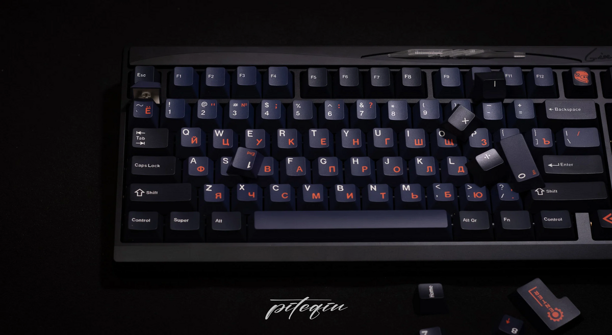 GB] Fast Blue Cherry PBT Keycap Set