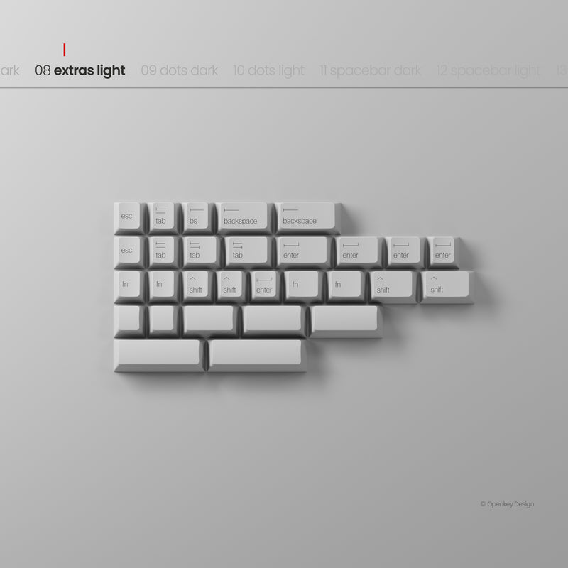 [Pre-order] PBTfans x Openkey Design Less, but better Dark