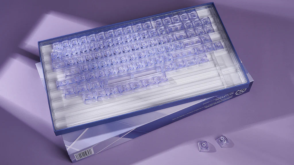Blossom lilac AMBER Keycaps Blossom lilac AMBER Keycaps