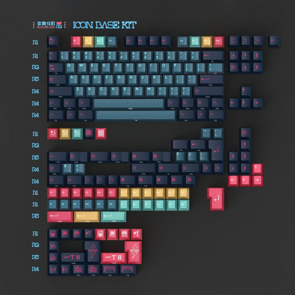 PBTFANS Kabuki-Cho 歌舞伎町 R2 キーキャップ PBTFANS KABUKI-CHO 歌舞伎町 R2 Keycap Set - TALPKEYBOARD BLOG