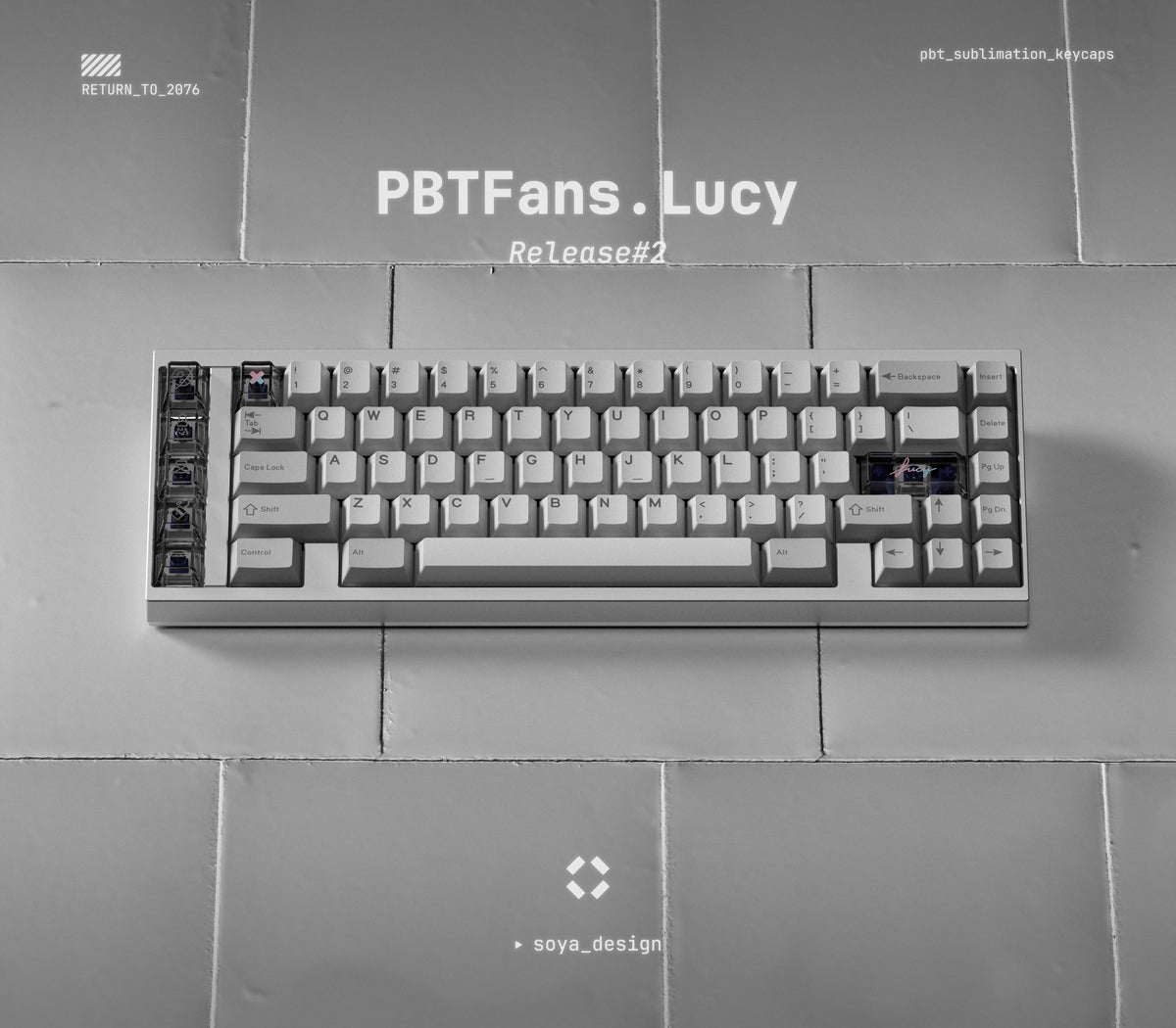 PBTfans Lucy R2 メカニカルキーボード PBTキーキャップセット PBTfans Lucy R2 PBT Keycap Set – Divinikey