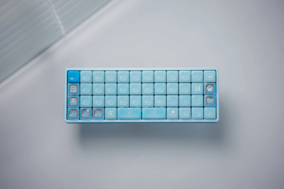 LeleLab LowSup-Ocean Blue Keycaps Set