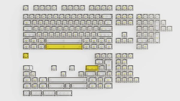 Glazed Yellow Keycaps