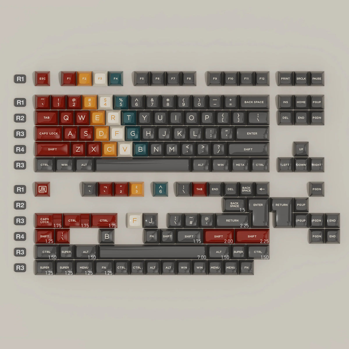 jtk hana キーキャップ JTK Hanami Keycaps - Vala Supply