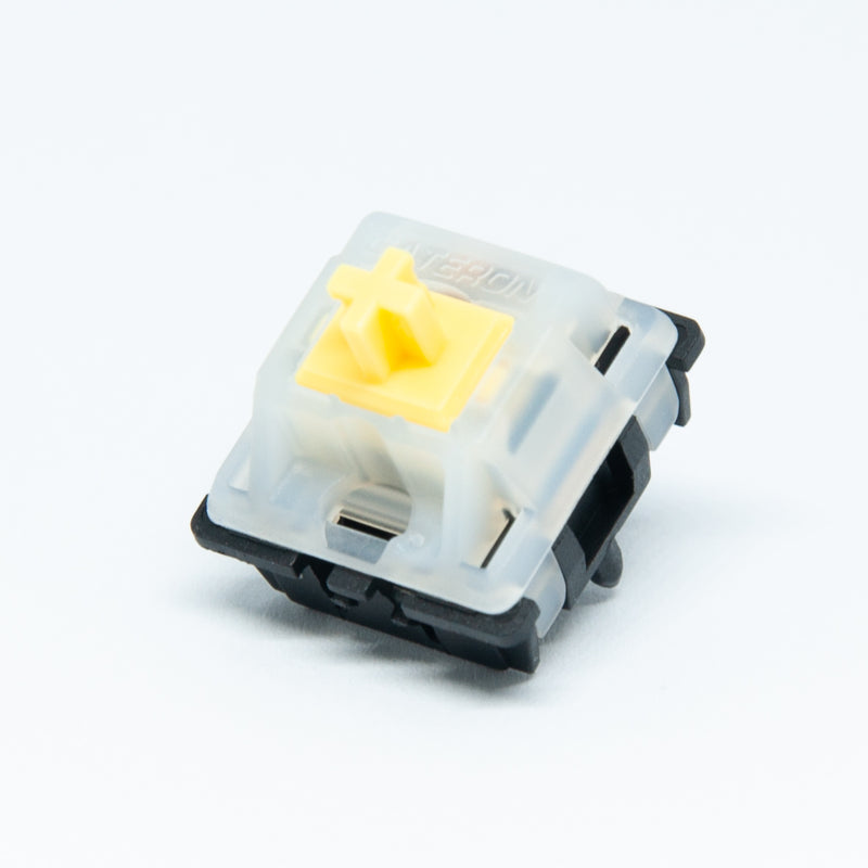Gateron Milky Yellow Switch Black Bottom / Linear / pre-lubed