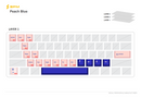 SPM PBT Peach Blue 130Key