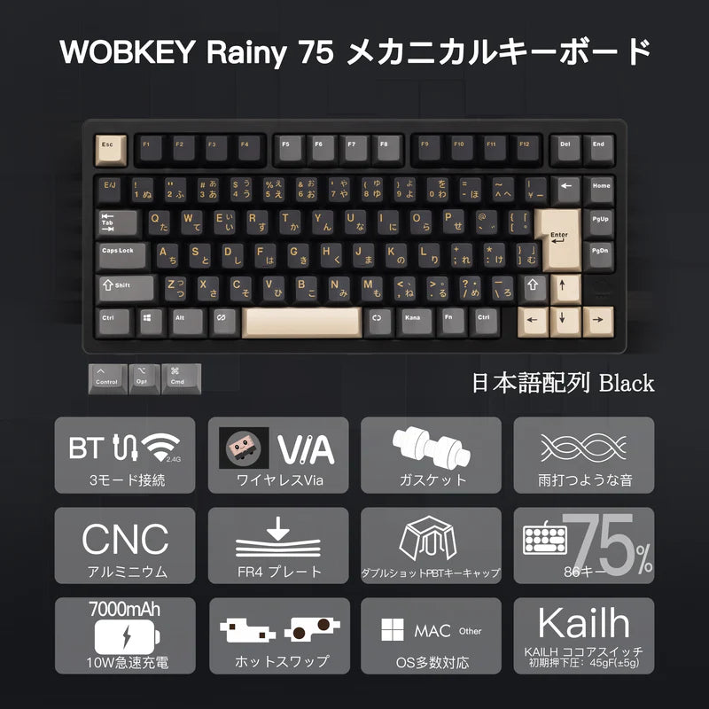 Rainy 75 Pro JIS配列版 Rainy 75 Pro JIS配列版