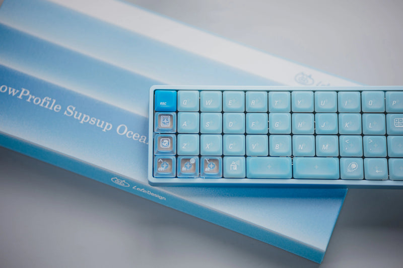 LeleLab LowSup-Ocean Blue Keycaps Set