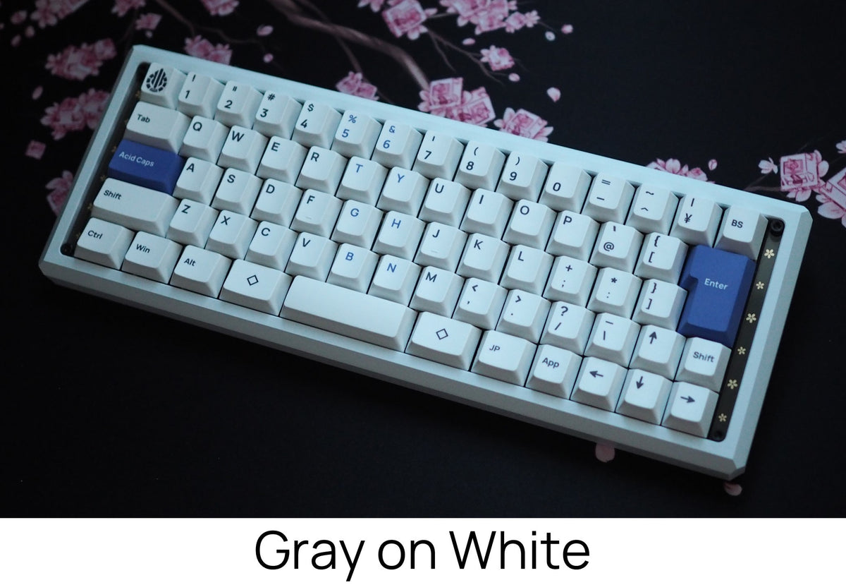 Acid Caps "Standard" Gray on White