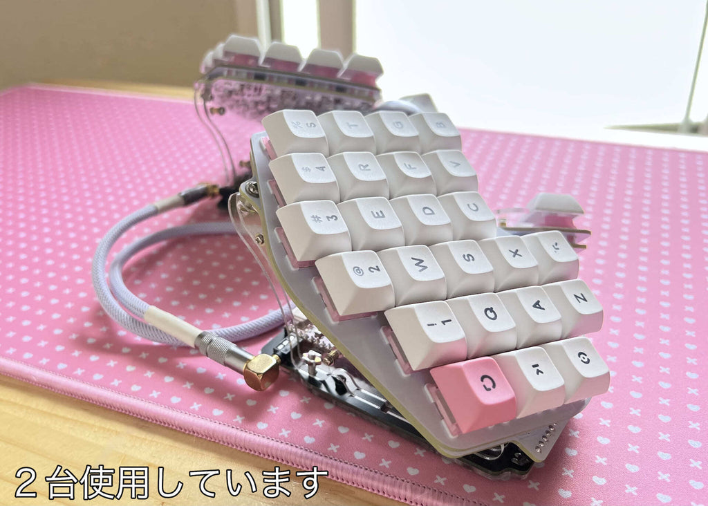 killerwhalekiller whale 自作キーボード LED OLED実装