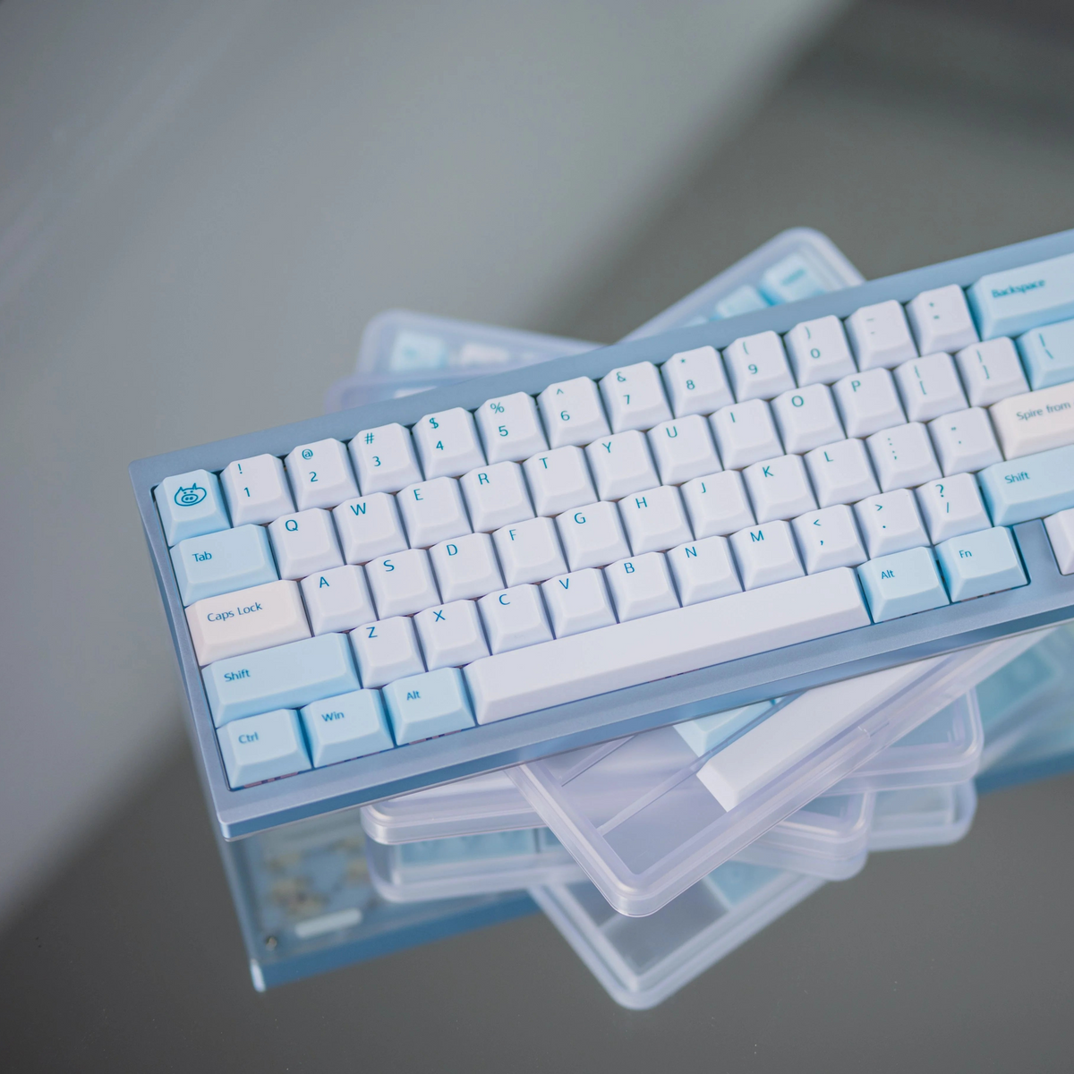 LeleLab x Cheese Snowspire Lake Keycaps Set