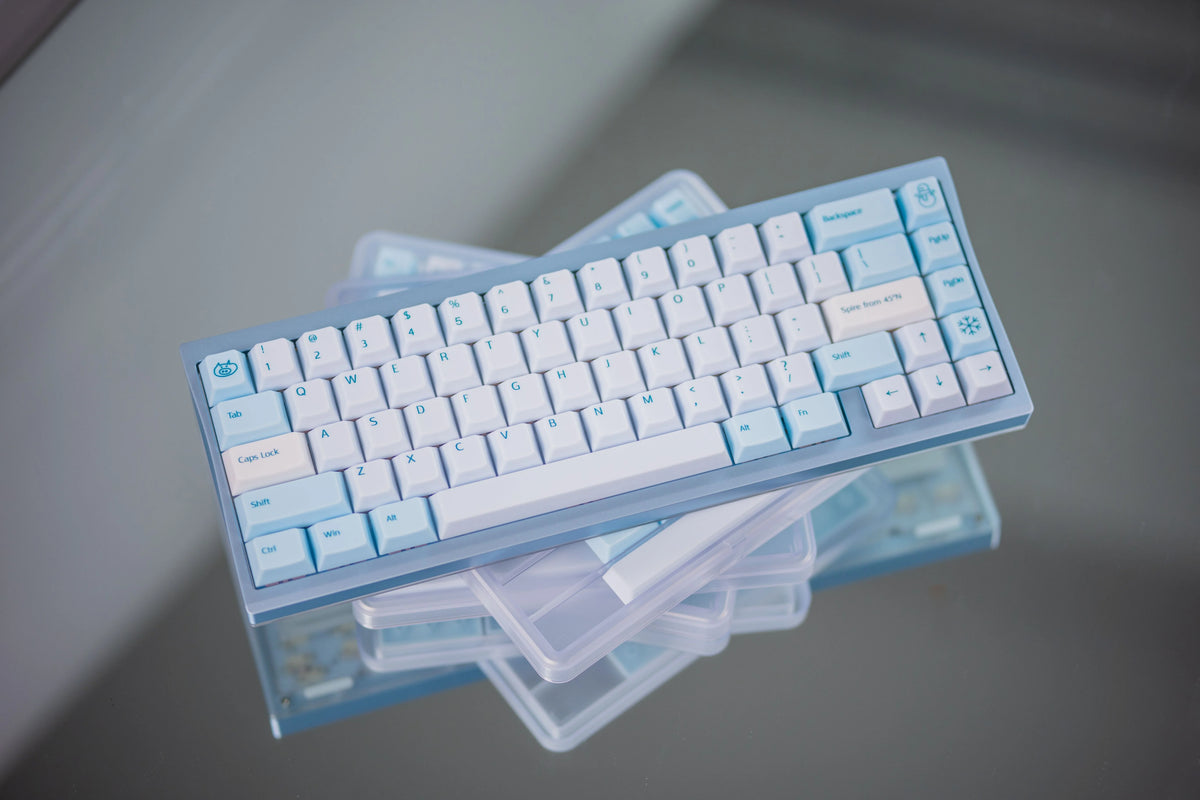 LeleLab x Cheese Snowspire Lake Keycaps Set