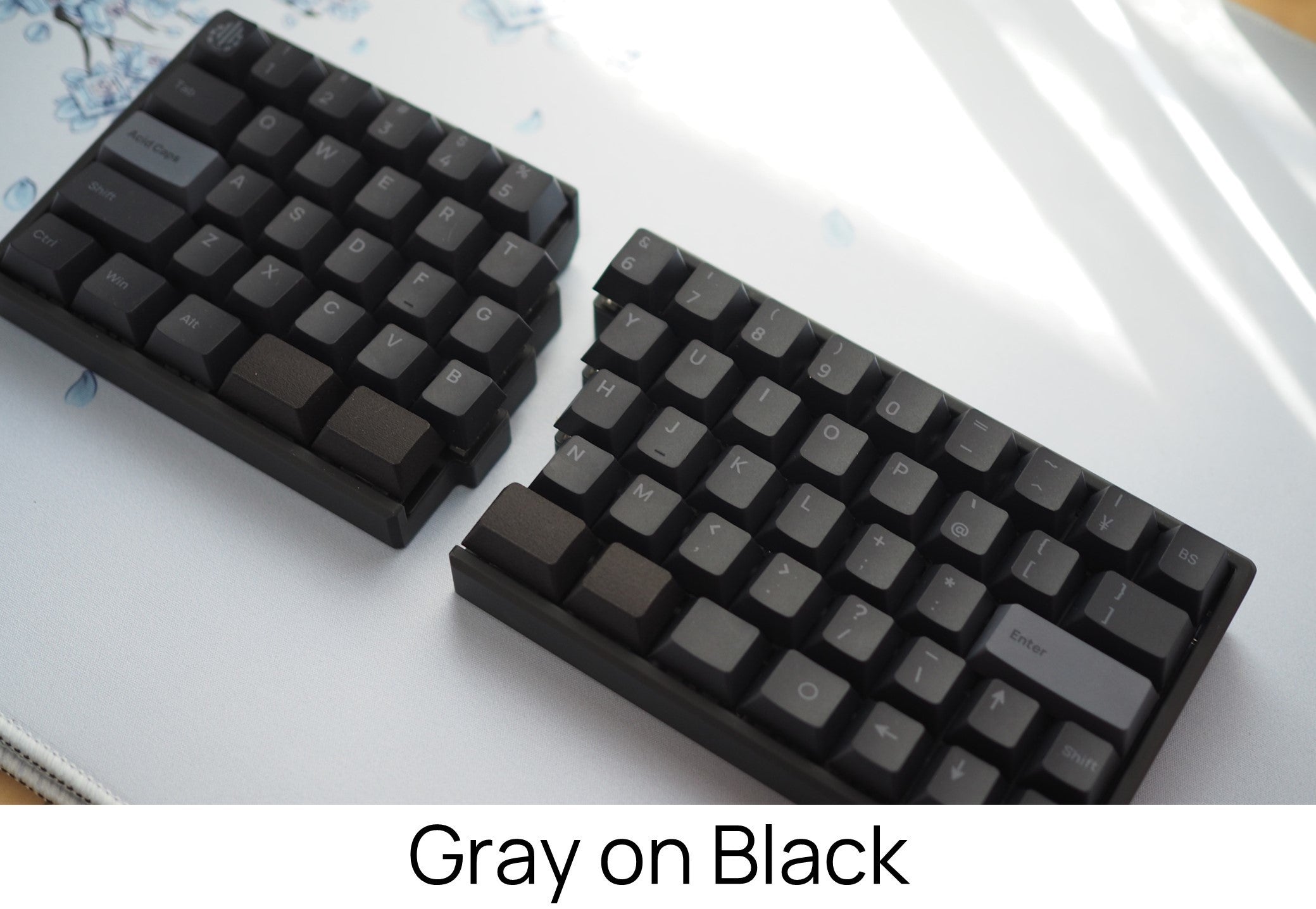 Acid Caps ”Standard” Gray on Black