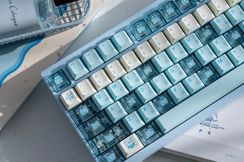 Rabbit Holiday Park keycaps