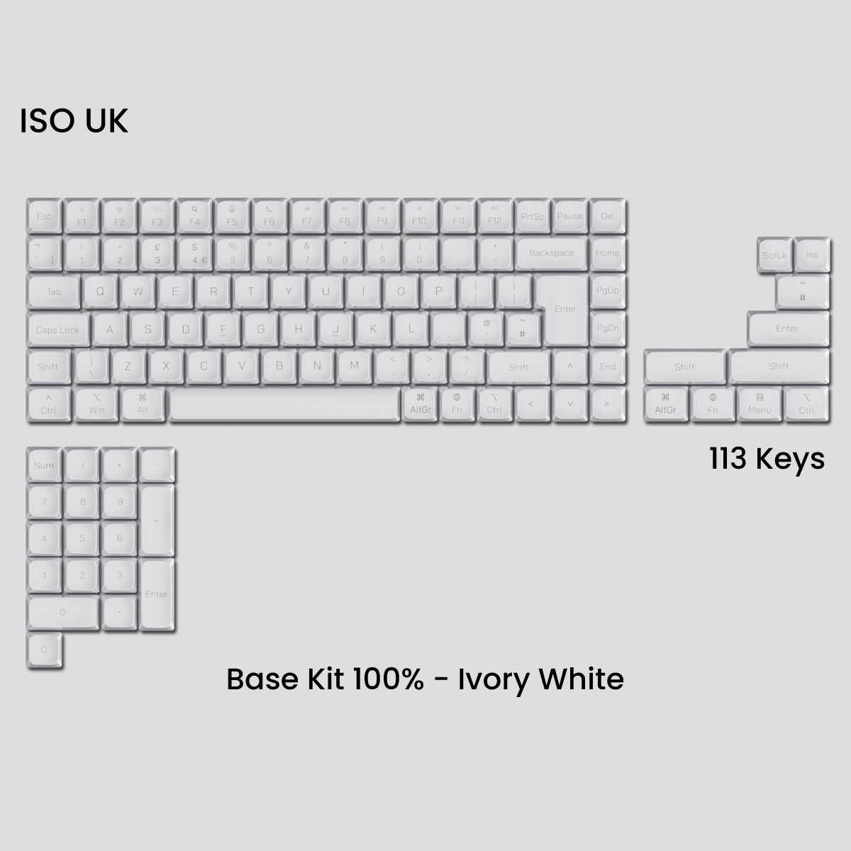 [GB] Awekeys Air Low-Profile Metal Keycaps - For MX Switch