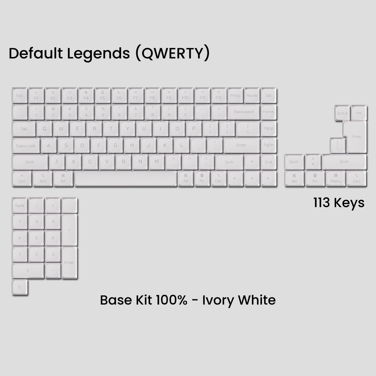 [GB] Awekeys Air Low-Profile Metal Keycaps - For MX Switch