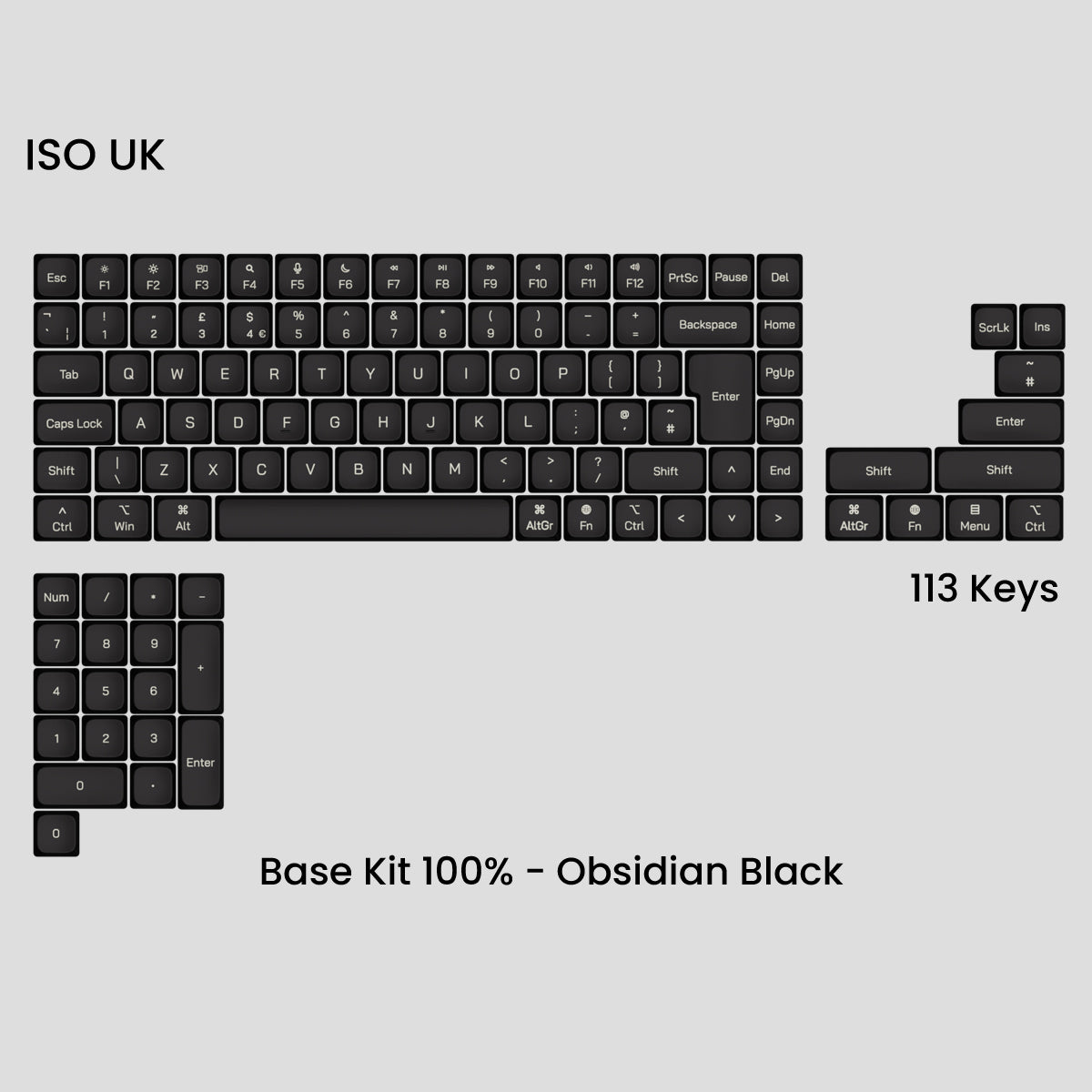 [GB] Awekeys Air Low-Profile Metal Keycaps - For MX Switch