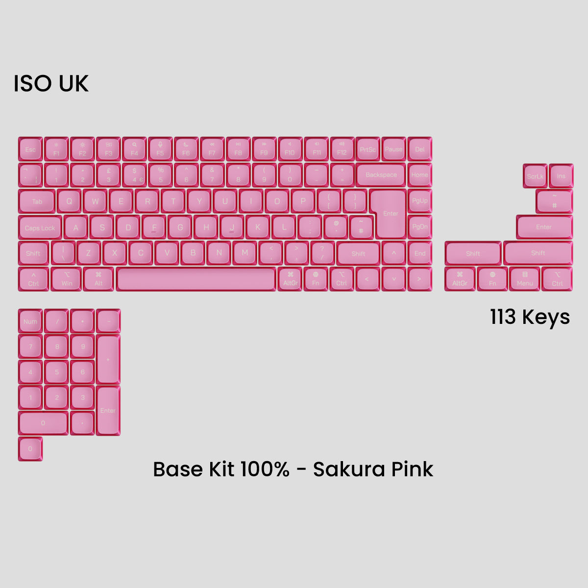 [GB] Awekeys Air Low-Profile Metal Keycaps - For MX Switch
