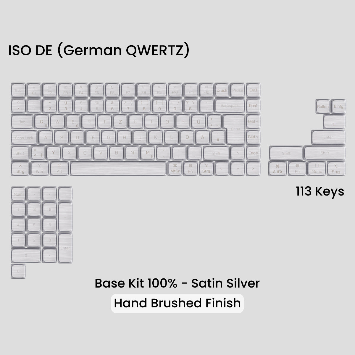 [GB] Awekeys Air Low-Profile Metal Keycaps - For MX Switch