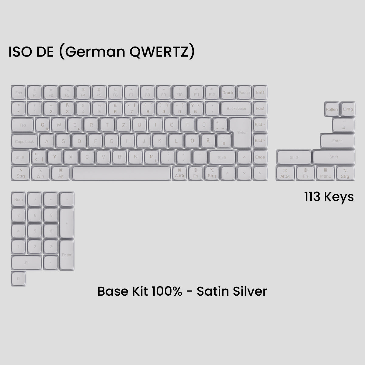 [GB] Awekeys Air Low-Profile Metal Keycaps - For MX Switch