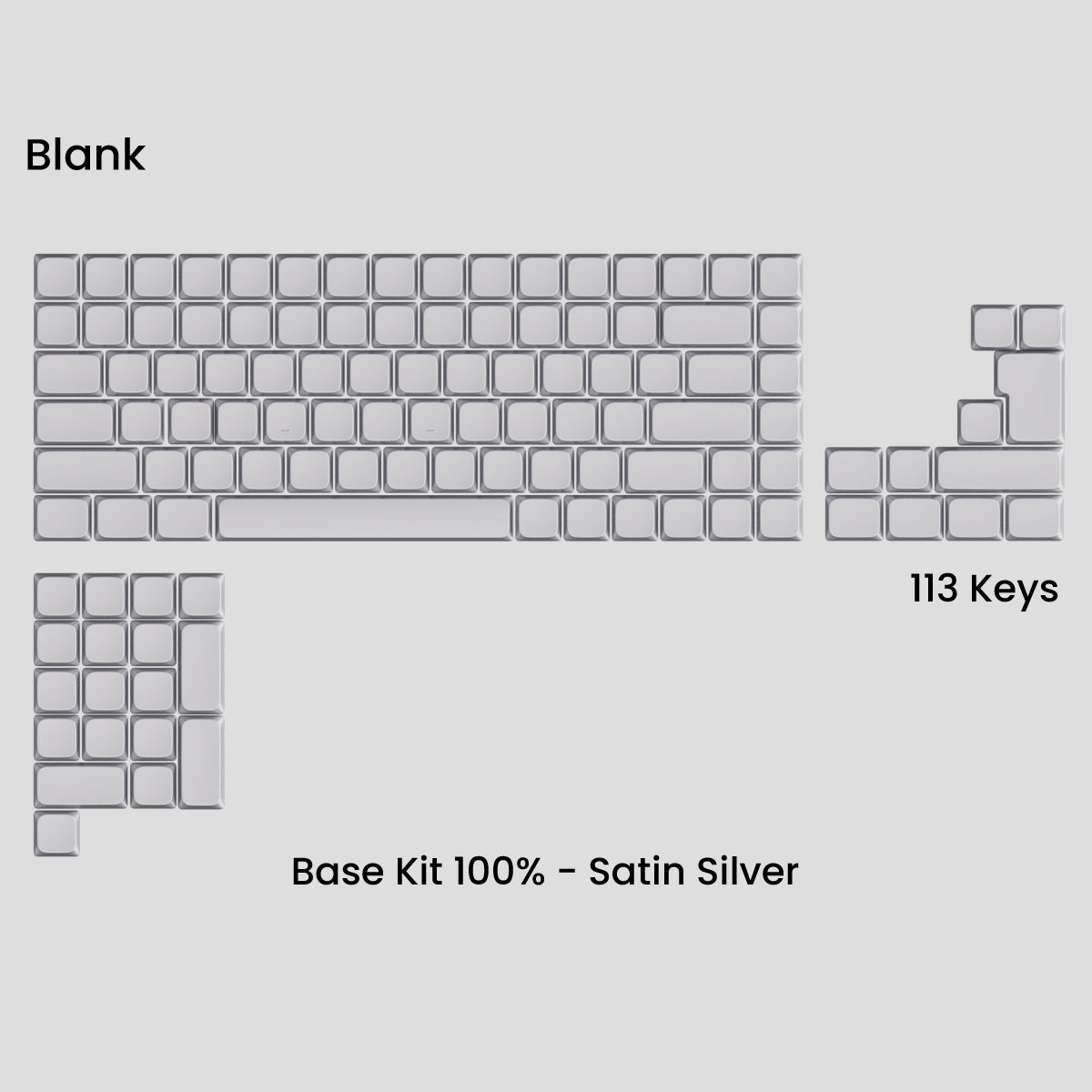 [GB] Awekeys Air Low-Profile Metal Keycaps - For MX Switch