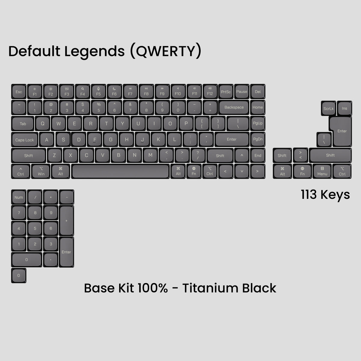 [GB] Awekeys Air Low-Profile Metal Keycaps - For MX Switch