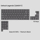 [GB] Awekeys Air Low-Profile Metal Keycaps - For MX Switch