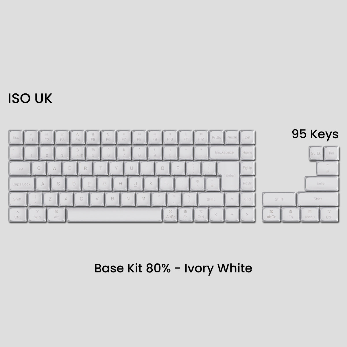 [GB] Awekeys Air Low-Profile Metal Keycaps - For MX Switch