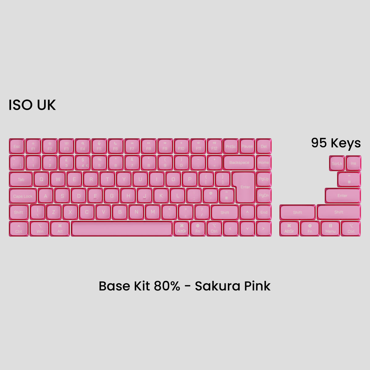[GB] Awekeys Air Low-Profile Metal Keycaps - For MX Switch