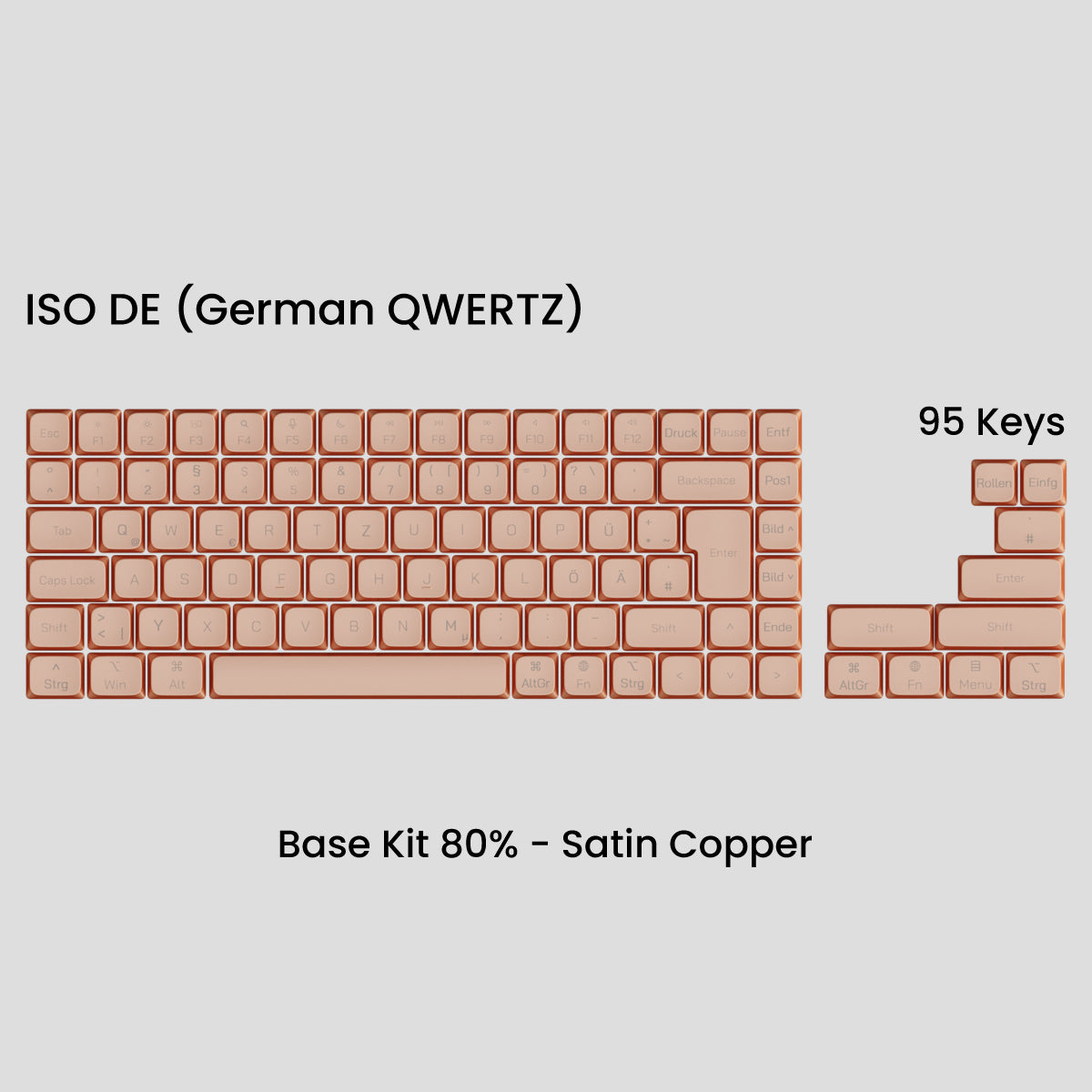 [GB] Awekeys Air Low-Profile Metal Keycaps - For MX Switch
