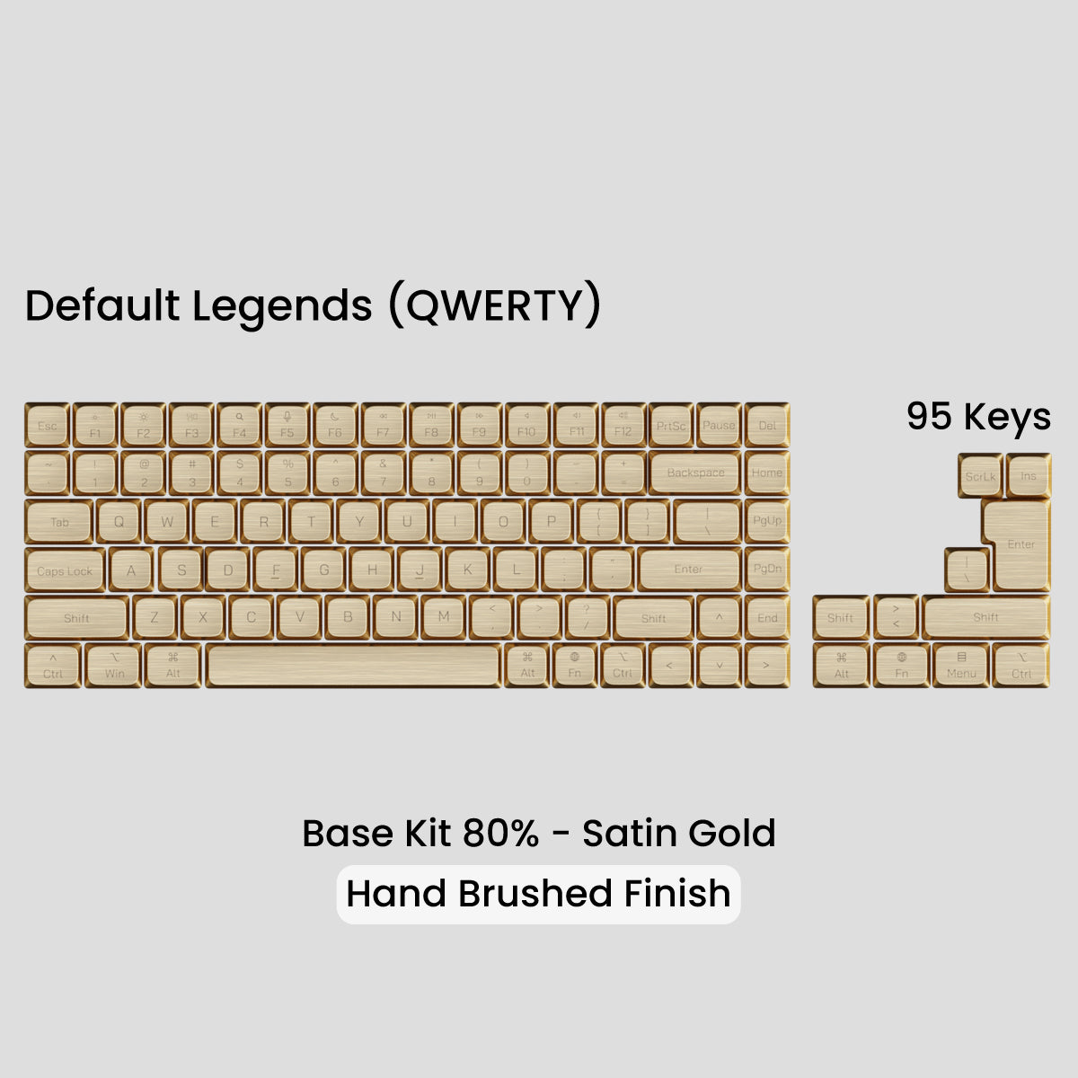 [GB] Awekeys Air Low-Profile Metal Keycaps - For MX Switch