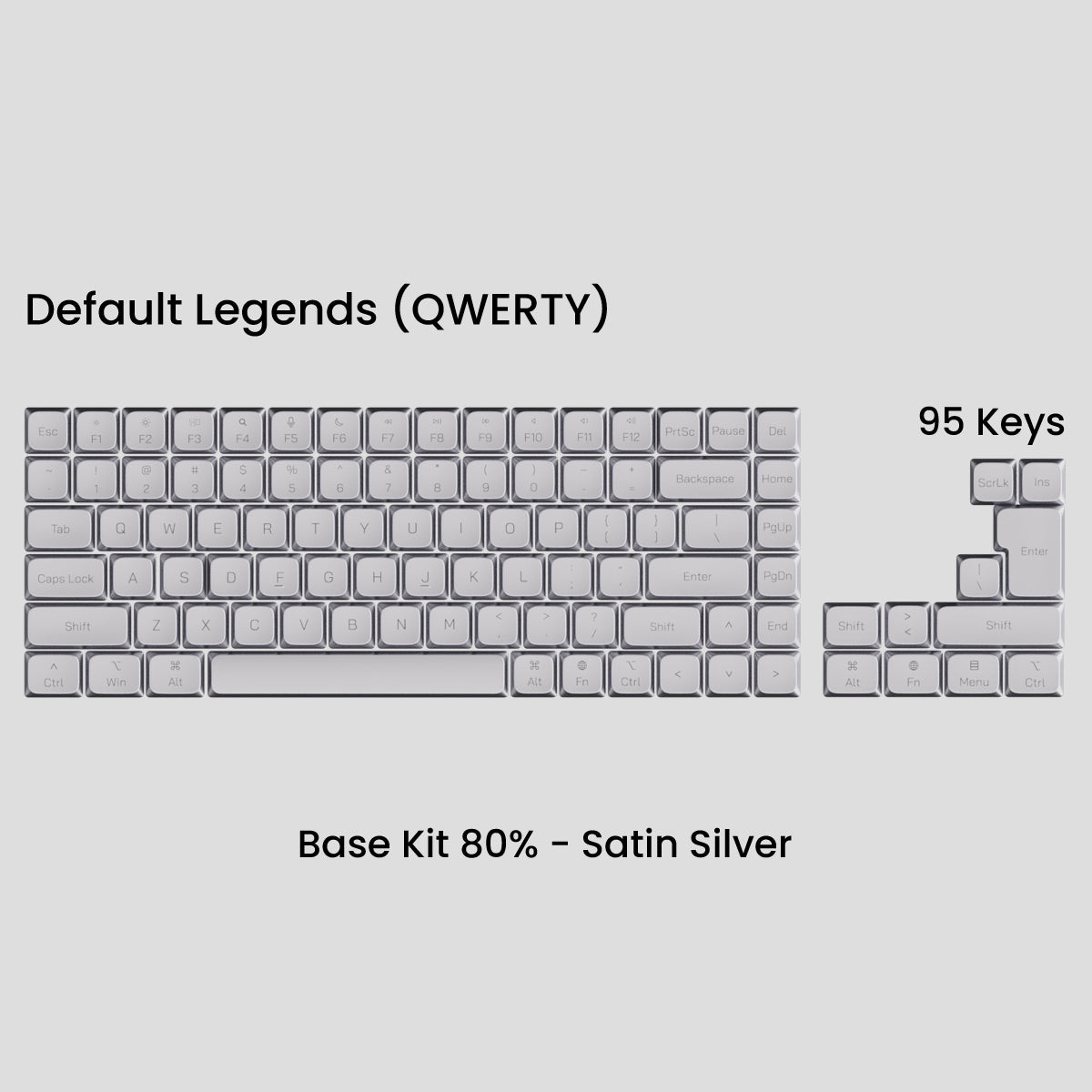 [GB] Awekeys Air Low-Profile Metal Keycaps - For MX Switch
