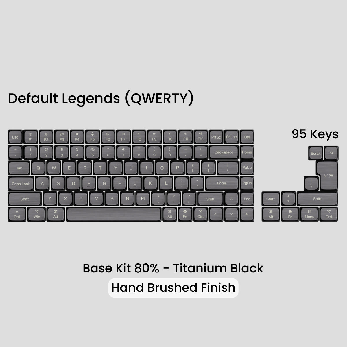 [GB] Awekeys Air Low-Profile Metal Keycaps - For MX Switch